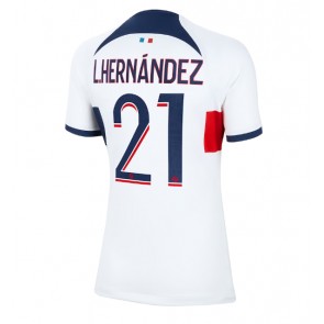 Paris Saint-Germain Lucas Hernandez #21 Bortatröja Kvinnor 2023-24 Kortärmad